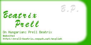 beatrix prell business card